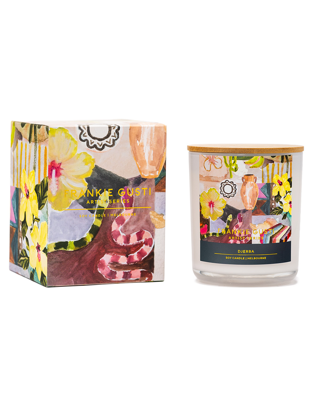 Frankie Gusti  Artist Series Candle Djebra