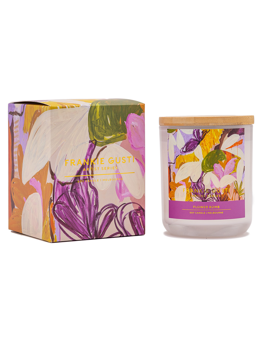 Frankie Gusti  Artist Series Candle Flower Bomb