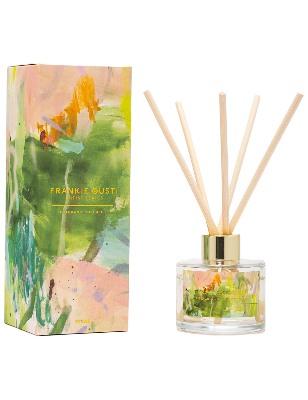 Frankie Gusti  Atrist Series Diffuser Pistachio and Salted coconut