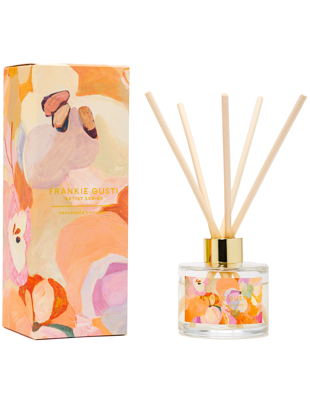 Frankie Gusti  Atrist Series Diffuser Sweet Peach and Lychee
