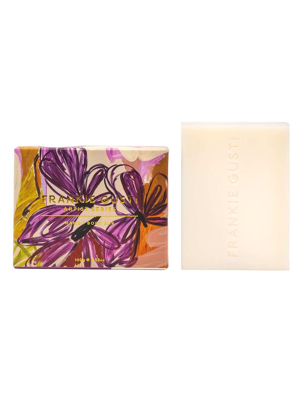 Frankie Gusti Hand and Body Bar Soap Flower Bomb