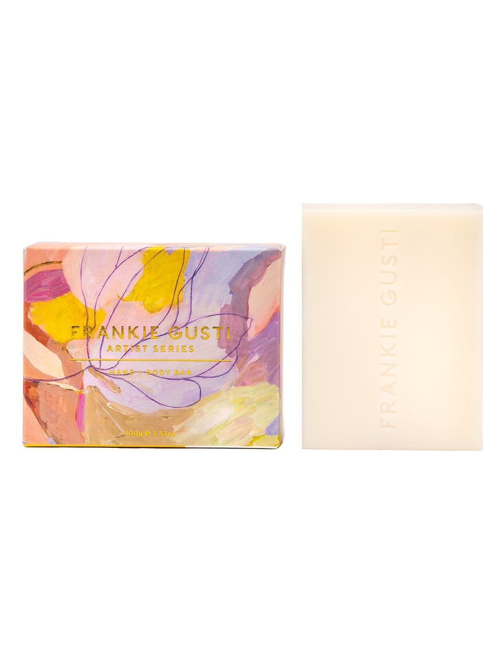 Frankie Gusti Hand and Body Bar Soap Japanese Honeysuckle