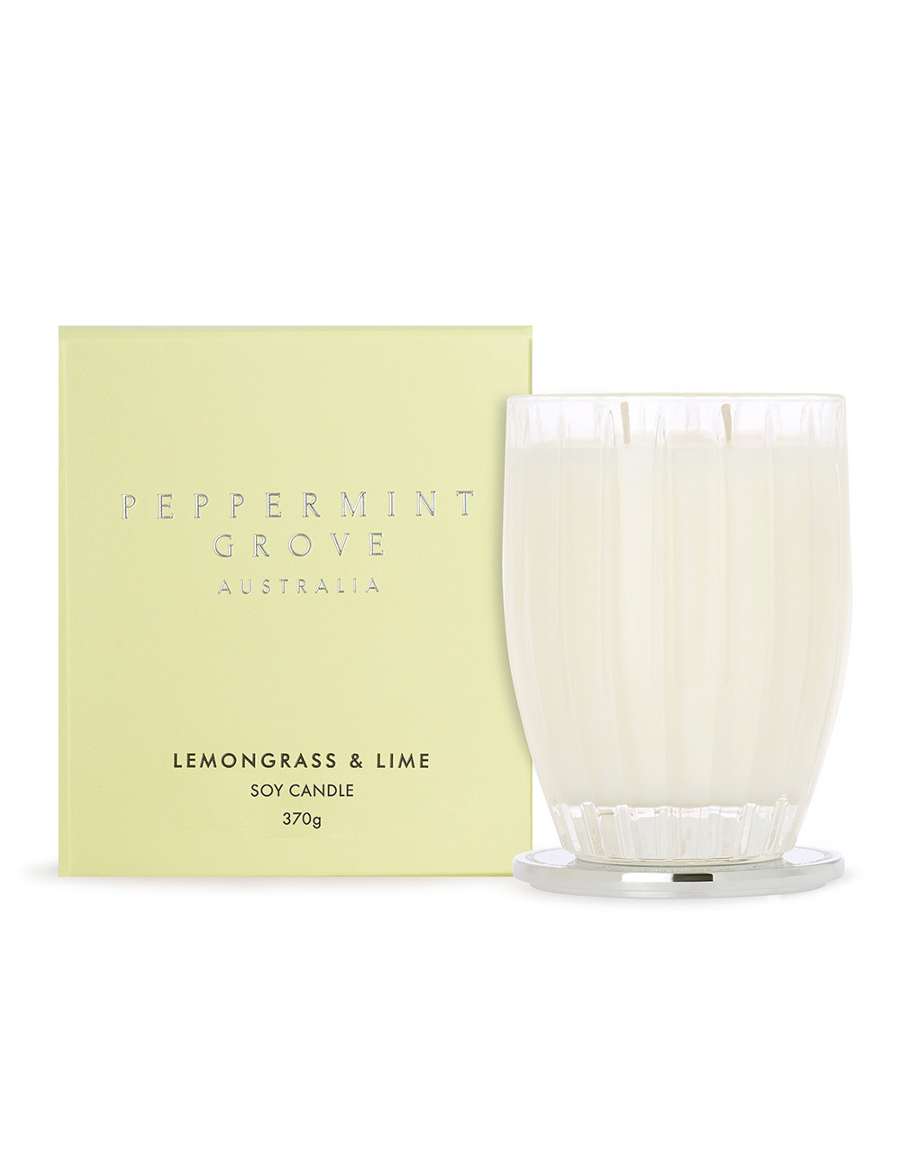 Peppermint Grove  Lemongrass & Lime - Large Soy Candle 370g