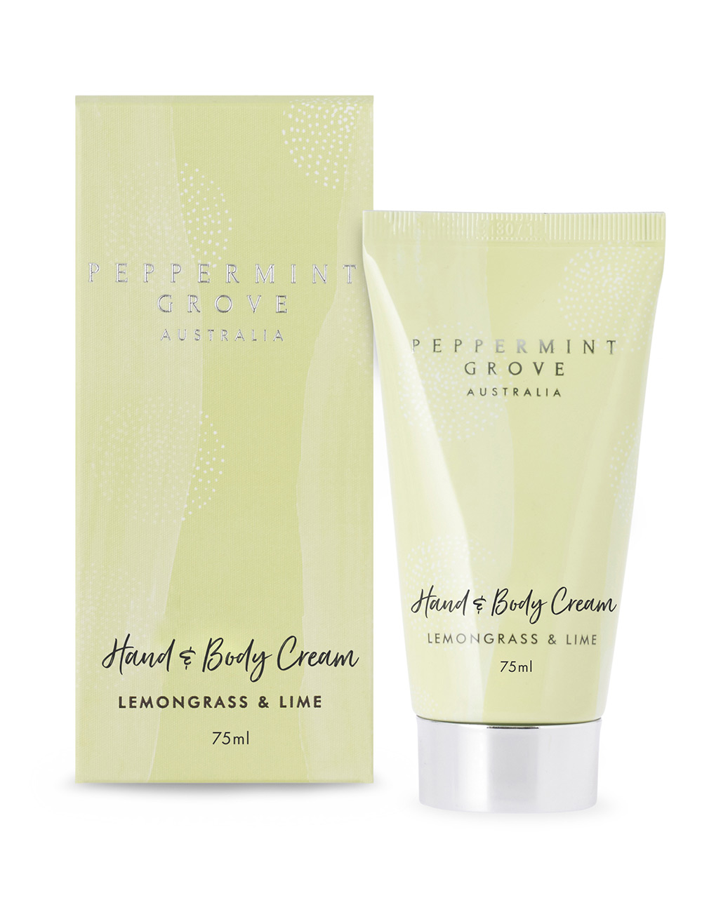Peppermint Grove Lemongrass & Lime - Hand & Body Cream Tube 75ml